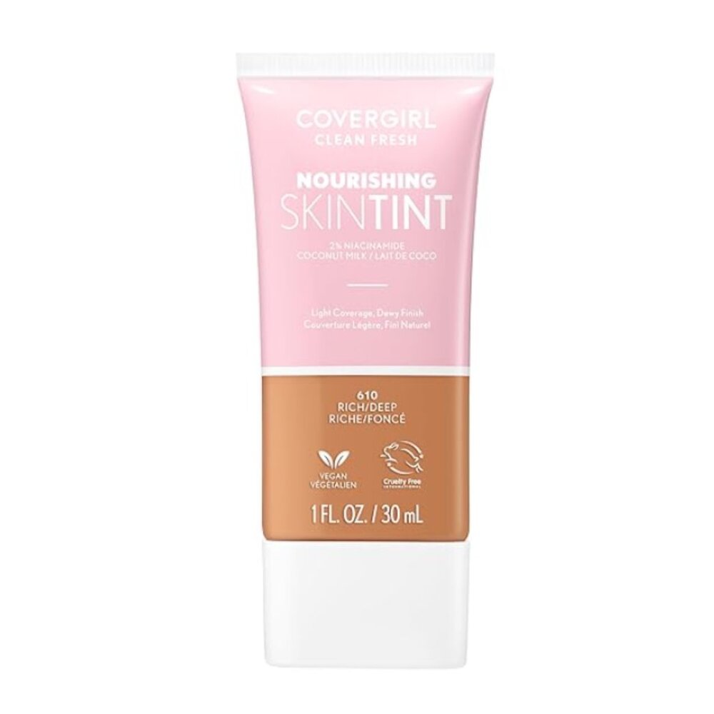 CoverGirl Clean Fresh Skin Milk Foundation 610 Rich Deep 1 oz NEW